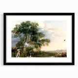 Realism Art Print – Two Gentlemen Shooting by George Stubbs | Classic Hunting Scene