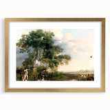 Realism Art Print – Two Gentlemen Shooting by George Stubbs | Classic Hunting Scene