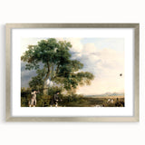 Realism Art Print – Two Gentlemen Shooting by George Stubbs | Classic Hunting Scene