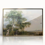 Realism Art Print – Two Gentlemen Shooting by George Stubbs | Classic Hunting Scene