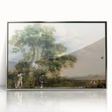 Realism Art Print – Two Gentlemen Shooting by George Stubbs | Classic Hunting Scene