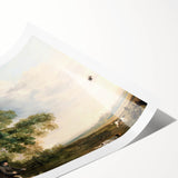 Realism Art Print – Two Gentlemen Shooting by George Stubbs | Classic Hunting Scene