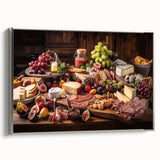 Gourmet Charcuterie Spread - Kitchen Wall Art for Food Lovers
