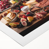 Gourmet Charcuterie Spread - Kitchen Wall Art for Food Lovers