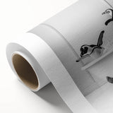 Bathroom Wall Art - Playful Penguins in Bathtub