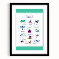 Insects Kids Educational Wall Art – Learning Poster