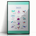Insects Kids Educational Wall Art – Learning Poster