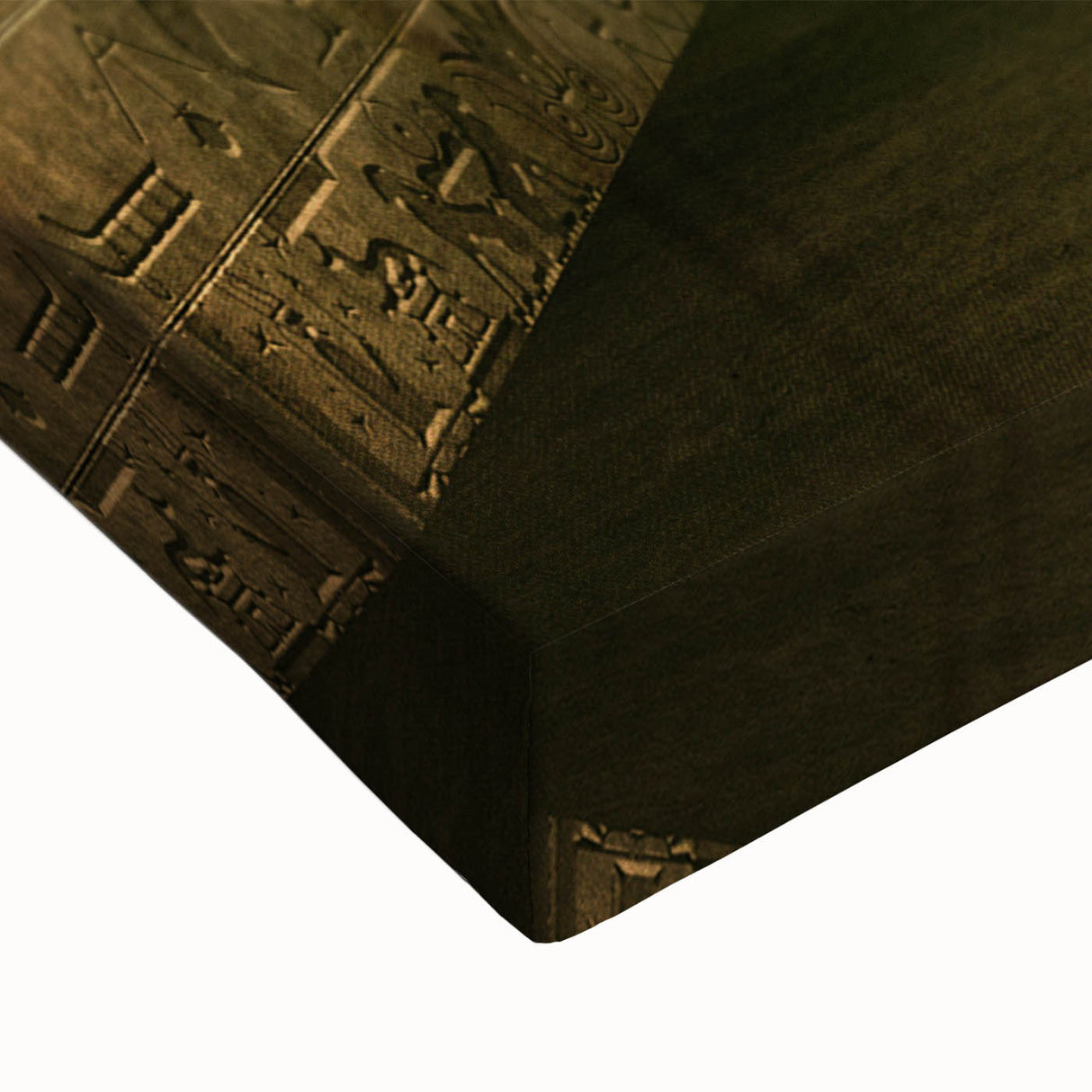 Large art depicting an Egyptian landscape in black and white on stretched canvas, suitable for bedroom decor.