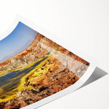 Extra large wall art featuring line art flowers in muted earth tones on a rolled canvas, ideal for large living room decor.