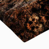 Large art featuring a black and white landscape painting of Ethiopian scenery on stretched canvas.