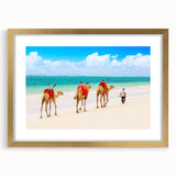 Textured art depicting a serene African landscape in muted earth tones on a framed canvas, suitable for bedroom decor.