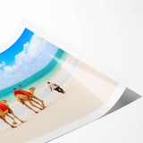 Extra large wall art featuring a line art design of flowers and Kenyan scenery in monochrome.