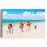 Large black and white canvas print of a Kenyan landscape, ideal for kitchen wall art.