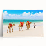 Black and white large canvas print of African savannah scenery, ideal for kitchen wall art or bedroom.