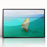 Large abstract wall art depicting a Madagascar scenery in black and white tones on framed acrylic.