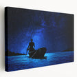 Acrylic print of an African savannah scene with warm sunset colors, ideal for kitchen wall art.