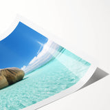 Extra large wall art of line art flowers in soft pastel shades on a rolled print, suitable for large living room decor.