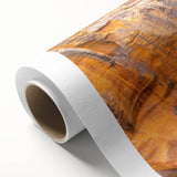 Art deco style poster of a South African landscape in earthy tones on rolled canvas, suitable for nursery wall art.