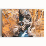 Large black and white stretched canvas of an African landscape, ideal for kitchen wall art.