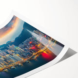 Extra large wall art featuring line art flowers in black and white, on a rolled print, suitable for large living room decor.