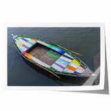 Extra large rolled print of a vibrant floral scene in India, ideal for art wall dining room or classy bathroom.