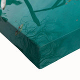 Large art of a black and white Indonesian landscape on stretched canvas, ideal for bedroom wall decor.