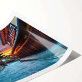 Extra large wall art featuring line art flowers in muted earth tones on a rolled canvas, ideal for large living room decor.