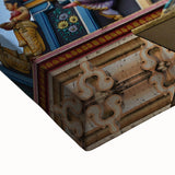 Large art of a black and white Malaysian landscape on stretched canvas, ideal for bedroom wall decor.