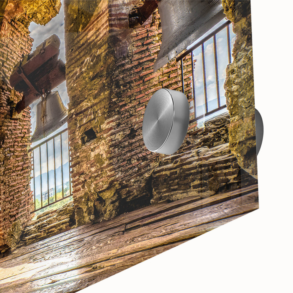Large abstract wall art of a Philippine landscape in muted earth tones on acrylic glass, ideal for dining room ambiance.