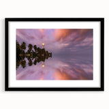 Extra large framed wall art of an abstract, textured depiction of a colorful Sri Lankan landscape.