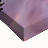 Black and white landscape art painting of Sri Lankan scenery on large stretched canvas, ideal for bedroom wall art.