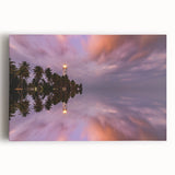 Black and white stretched canvas of a Sri Lankan landscape, ideal for kitchen wall art.