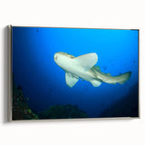 Landscape art painting of a Thai scenery in vibrant colors on a framed canvas, suitable for living room decor.