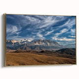 Framed canvas depicting a vintage-style landscape of a Turkish scenery in black and gold tones, ideal for bedroom wall art.