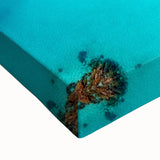 Black and white landscape art painting of the Great Barrier Reef on stretched canvas, ideal for bedroom wall decor.