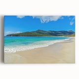 Black and white photograph of Tasmania scenery on large stretched canvas, suitable for kitchen wall art.