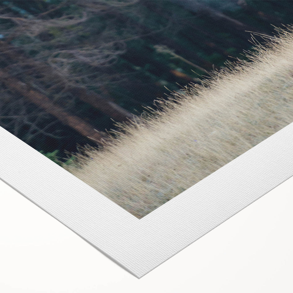 Art Deco poster of Alberta, Canada scenery in muted earth tones on rolled canvas, suitable for dining room wall art.