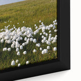 Black wall art depicting the Northwest Territories scenery in textured, colorful art on an extra large framed canvas.