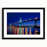 Extra large abstract art print of a colorful, textured Nova Scotia scenery on a framed canvas, ideal for living room decor.