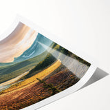 Extra large wall art featuring a line art design of flowers in black on a white background.