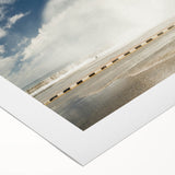 Art deco poster featuring a vibrant scene of Havana with vintage cars and pastel buildings on rolled canvas.