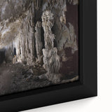 Extra large framed canvas featuring a textured depiction of a vibrant Caribbean scene, ideal for living room decor.