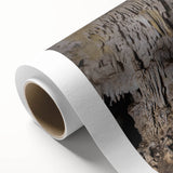 Art deco poster of a Caribbean scenery on rolled canvas, with vibrant ocean blues and greens, ideal for nursery wall art.