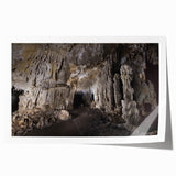 Extra large rolled print of a Caribbean scenery with vibrant blue and green hues, ideal for dining room wall art.