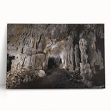 Large black and white stretched canvas of Caribbean scenery, ideal for kitchen wall art.