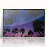 Large art print of a Puerto Rican Caribbean scenery, in vibrant colors on framed acrylic, ideal for modern art wall decor.