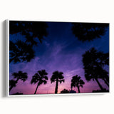 Vintage poster art of a Caribbean scene in vibrant colors on a framed canvas, ideal for living room decor.