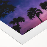 Art deco poster depicting a vibrant, stylized scene of Puerto Rico on a rolled canvas.