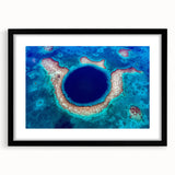 Extra large abstract art print featuring a colorful.