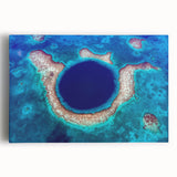 Large black and white stretched canvas of a Central American landscape, ideal for kitchen wall art.